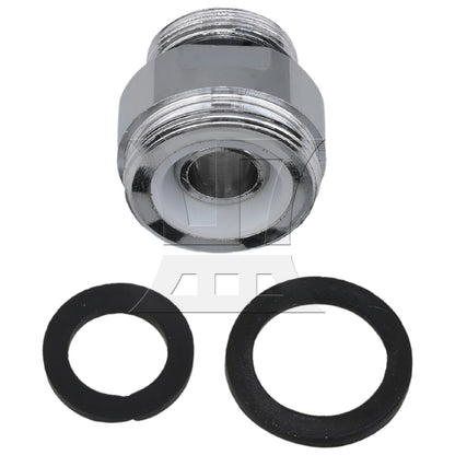 BQLZR Faucet Garden Hose Adapter Kit Sink Swivel Attachments 18 to 22mm Silver