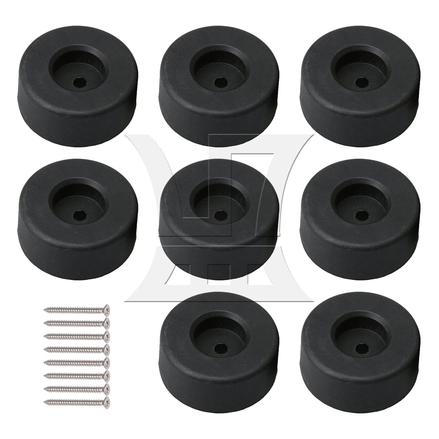 BQLZR Plastic Round Furniture Feet for Couch TV Cabinet Coffee Table Legs