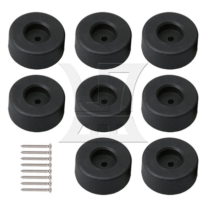BQLZR Plastic Round Furniture Feet for Couch TV Cabinet Coffee Table Legs