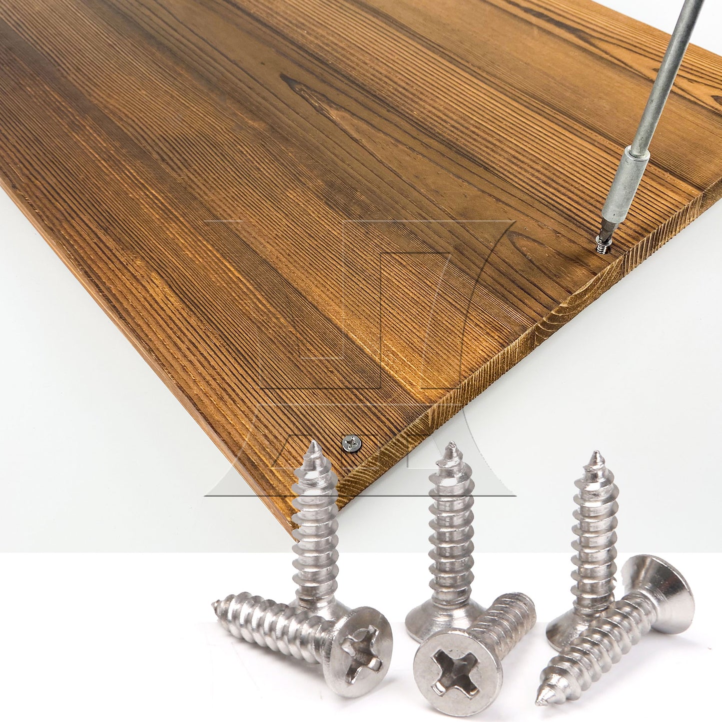 BQLZR  Furniture Sofa Couch Legs Round Wood w/ Brad Hole Tee Nuts M3.5 Screw