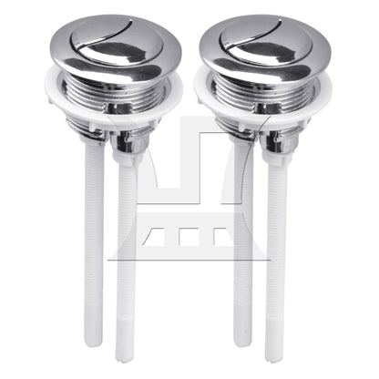 BQLZR Toilet Push Button Dual Flushing 38 mm Diameter with Adjustable Rod
