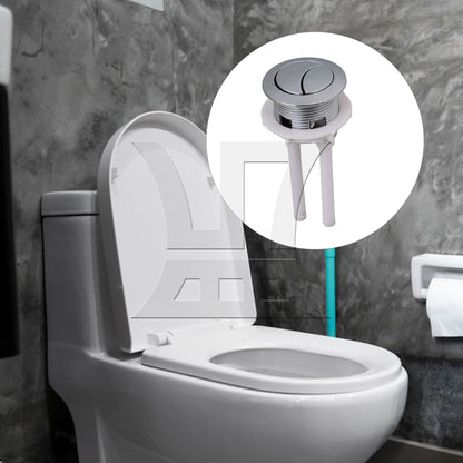BQLZR Toilet Push Button Dual Flushing 38 mm Diameter with Adjustable Rod