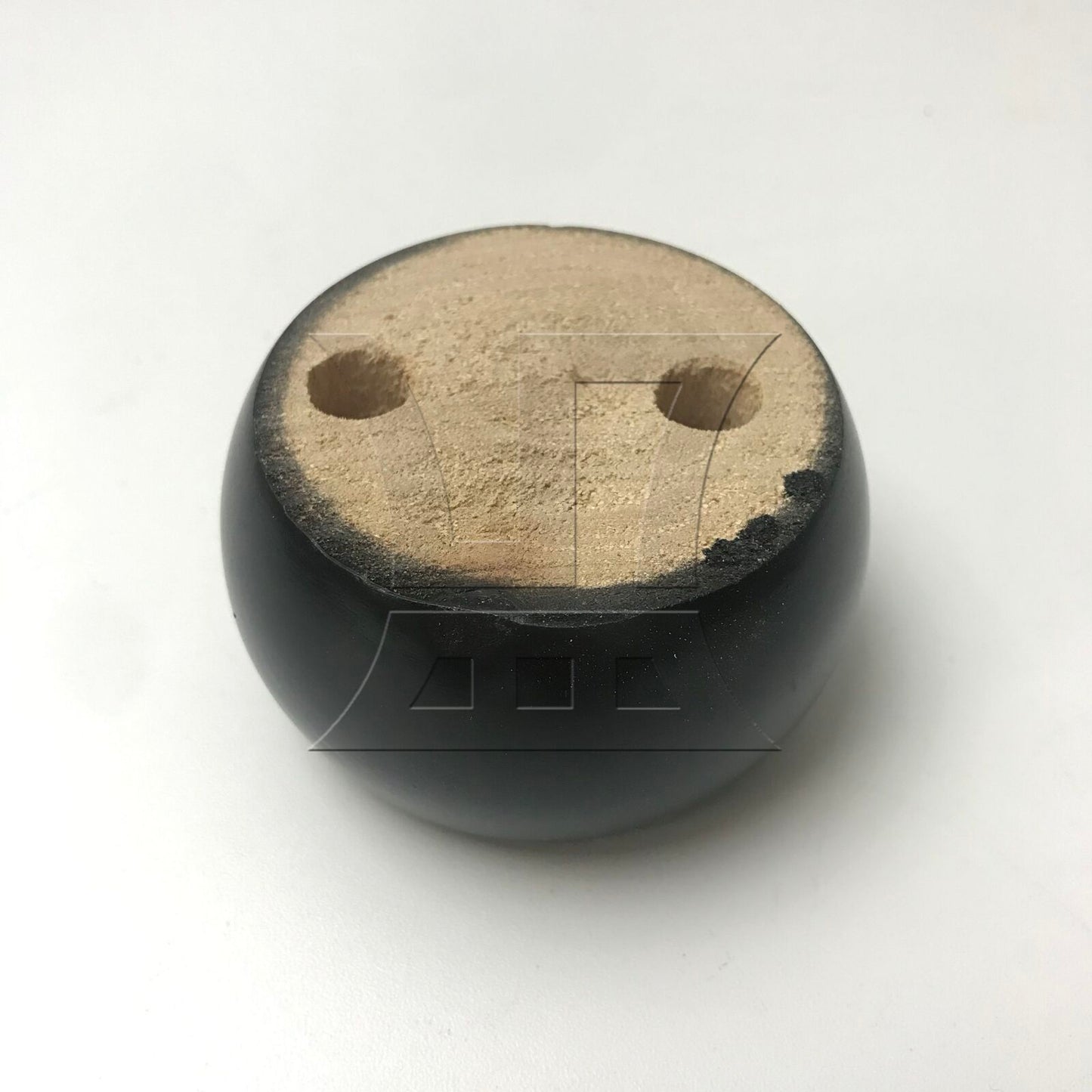 BQLZR Round Bun Furniture Feet 2.64"x1.57" Eucalyptus Wood Round Bun Furniture Feet