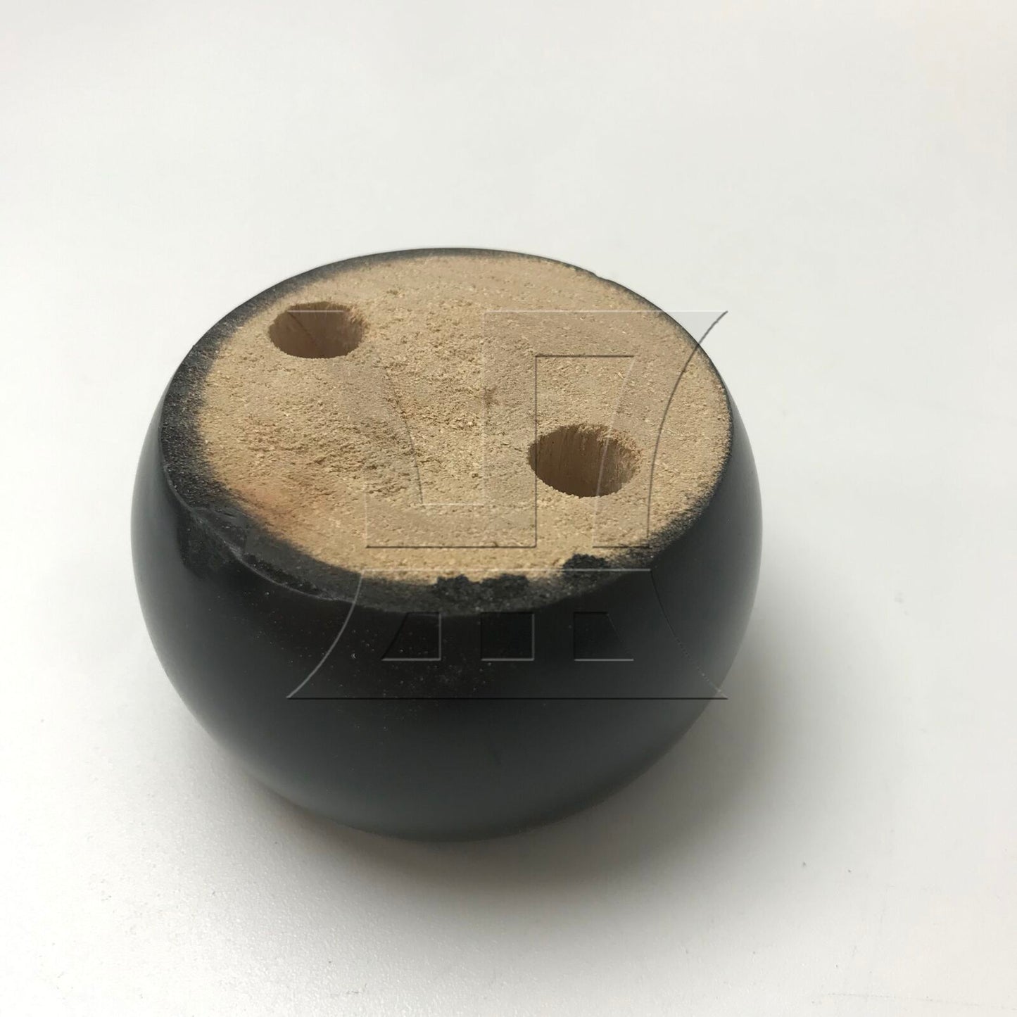 BQLZR Round Bun Furniture Feet 2.64"x1.57" Eucalyptus Wood Round Bun Furniture Feet