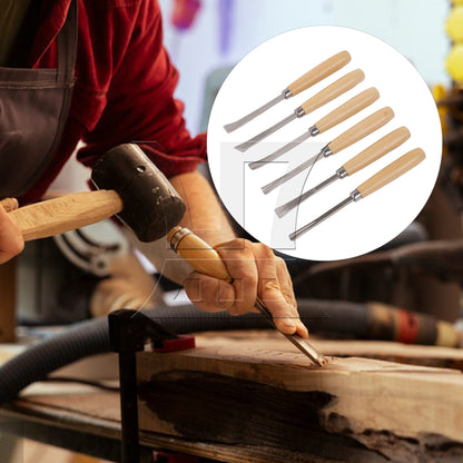 BQLZR Wood Carving Chisel Tools in 1 Kit w/ Sharpening Stone 8-Ounce Claw Hammer
