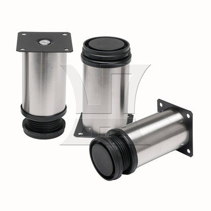 BQLZR 4 Pcs Adjustable Height Furniture Feet 3.94"-4.53" Set 55.12 lbs Single Load