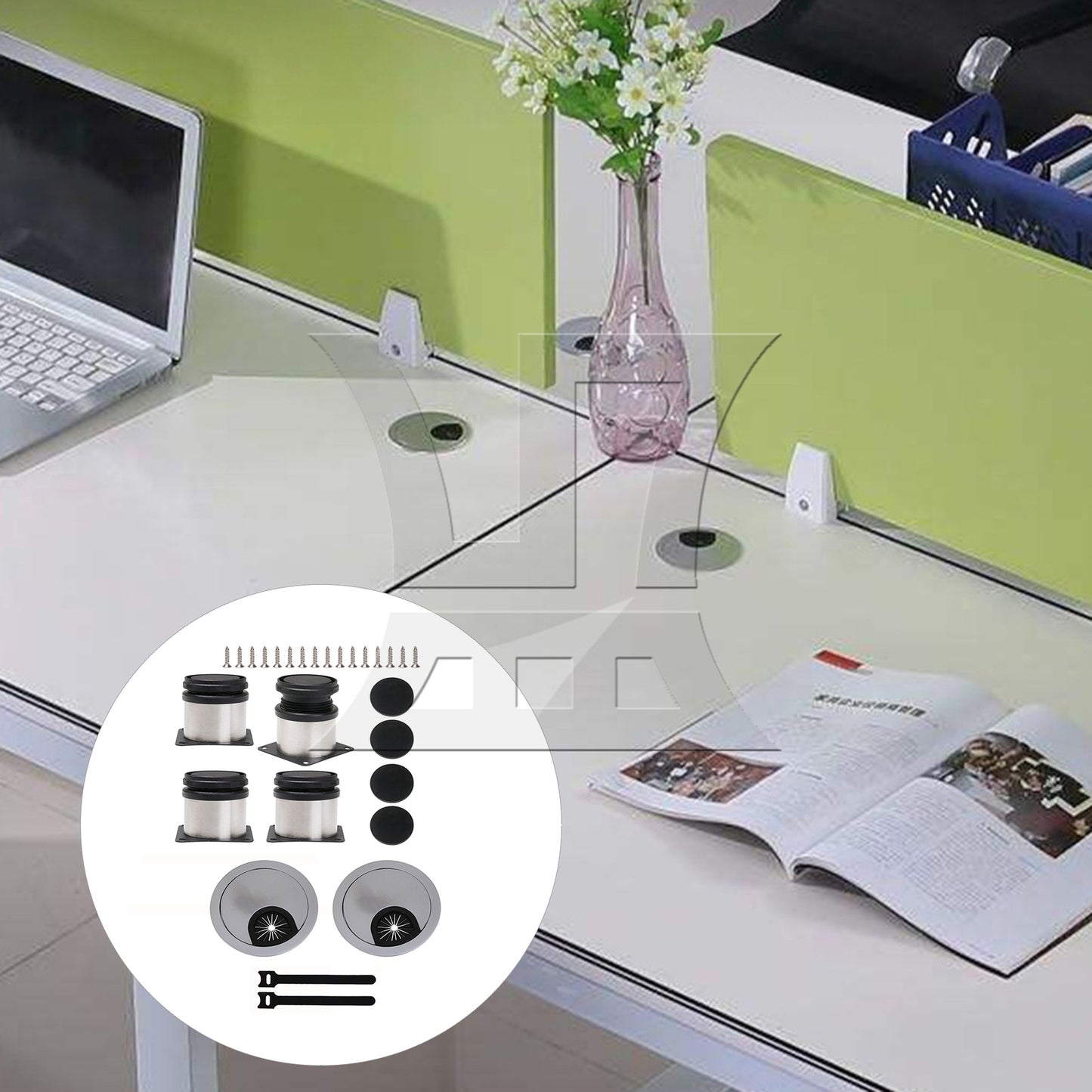 BQLZR Stainless Steel Furniture Legs