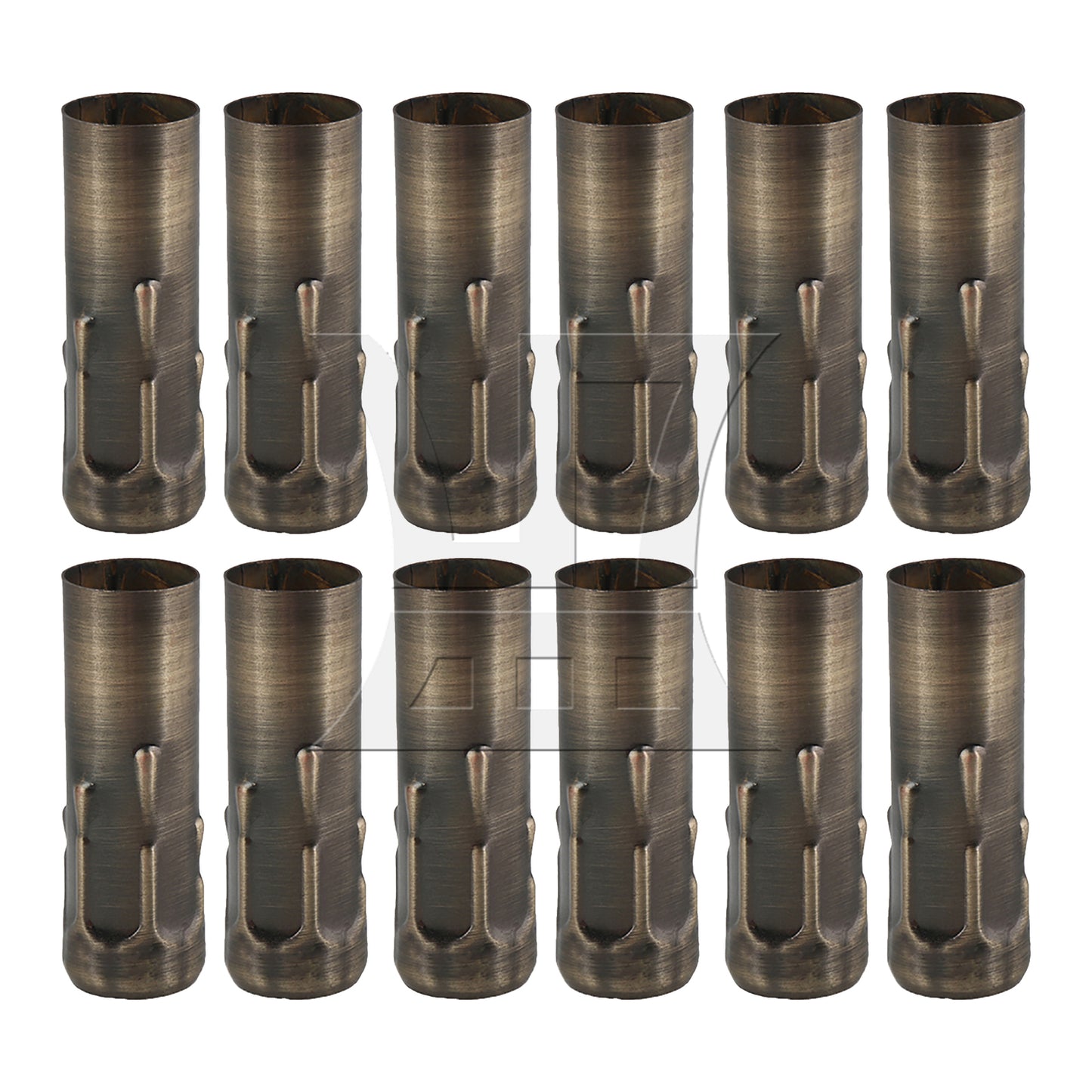 BQLZR 12 Pieces Chandelier Light Covers Bulb Sleeves Socket 3.15x0.98 Inch