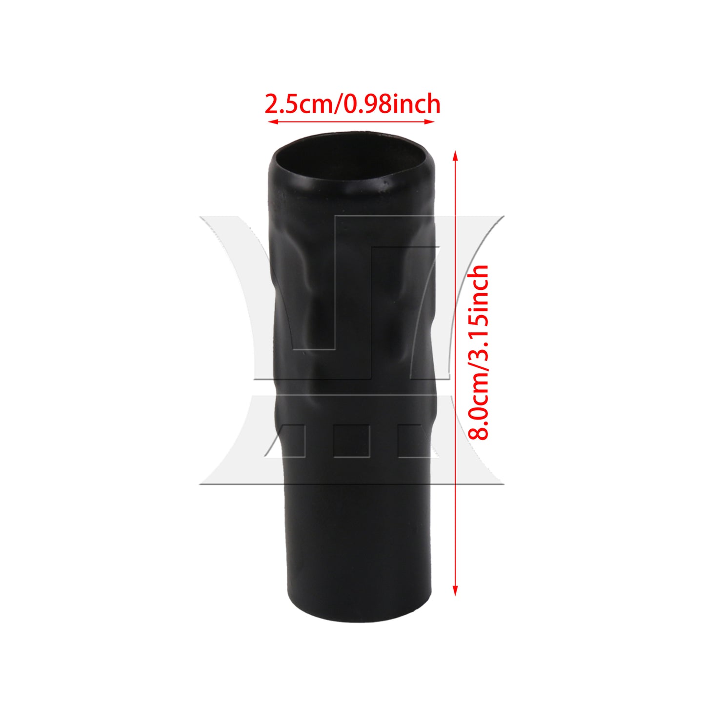 BQLZR 12PCS Chandelier Light Covers 80mm Length Sleeves Socket 3.15x0.98 Inch