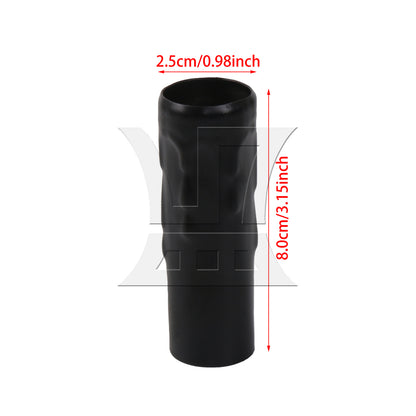 BQLZR 12PCS Chandelier Light Covers 80mm Length Sleeves Socket 3.15x0.98 Inch