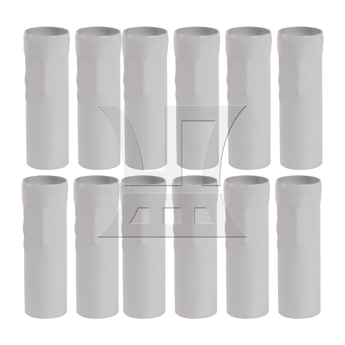 BQLZR White Chandelier Candle Light Cover Sleeves Socket 25mm Dia 80mm Length