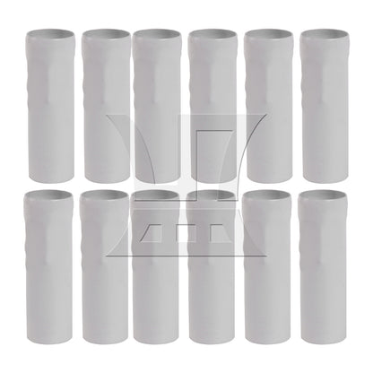 BQLZR White Chandelier Candle Light Cover Sleeves Socket 25mm Dia 80mm Length
