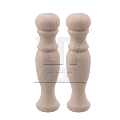 BQLZR 5Pieces Unpainted Wooden Baluster Spindles for DIY Wood Supplies 2.83"x0.71"