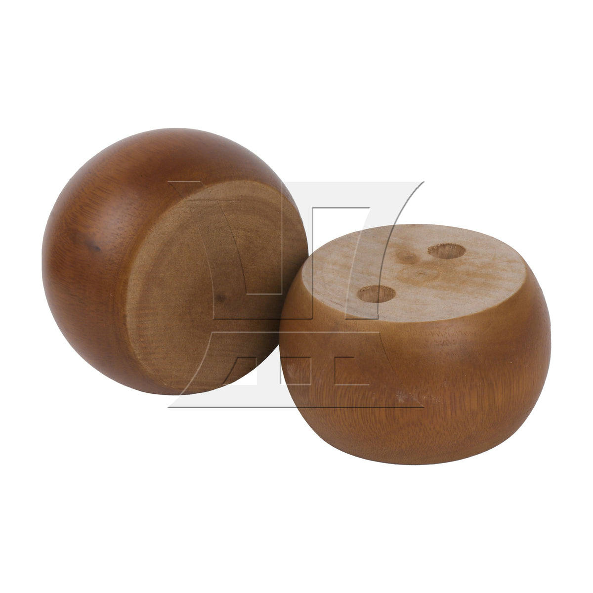 BQLZR 100pcs Round Cake-Shaped Furniture Feet, 4x6.8cm, Brown, Suitable For Tea Tables