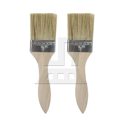 BQLZR Thick Wood Color Handle Brush for Window Frames and Sills 2 Inches
