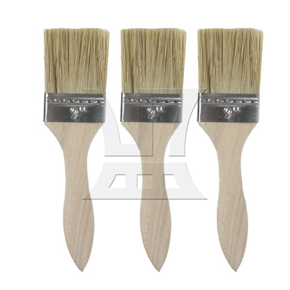 BQLZR Thick Wood Color Handle Brush for Window Frames and Sills 2 Inches