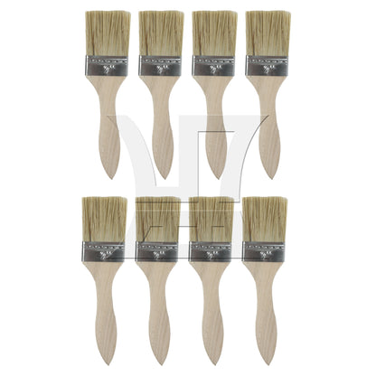 BQLZR Thick Wood Color Handle Brush for Window Frames and Sills 2 Inches