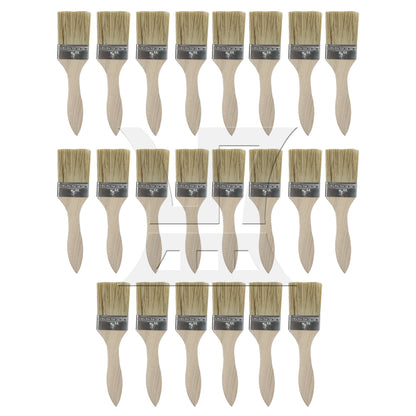 BQLZR Thick Wood Color Handle Brush for Window Frames and Sills 2 Inches