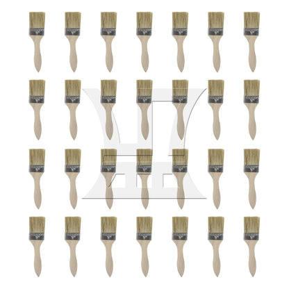 BQLZR Thick Wood Color Handle Brush for Window Frames and Sills 2 Inches