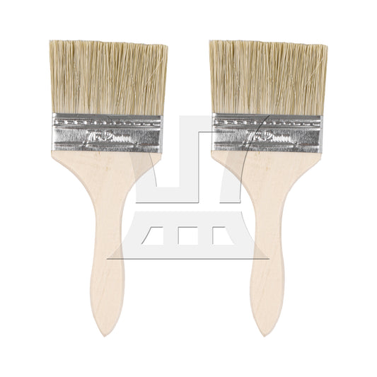 BQLZR Thick Wooden Handle Chip Brush for Painting Stains Varnishes Tool Set