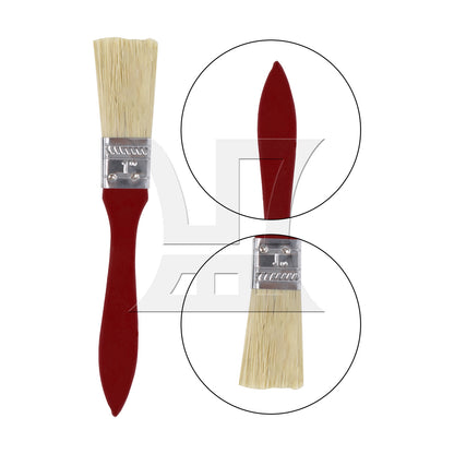 BQLZR Thick Mahogany Handle Paint Brushes for Painting Tools 1 Width Set