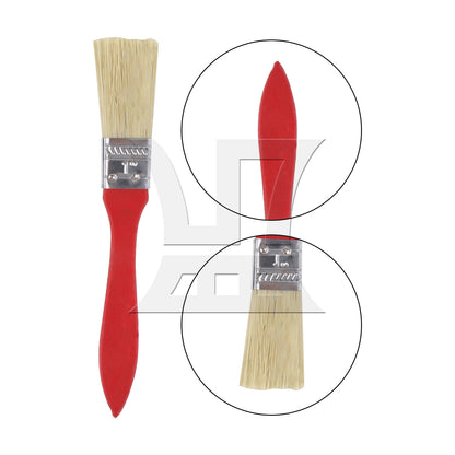 BQLZR Thick Mahogany Handle Paint Brushes for Painting Tools 1 Width Set