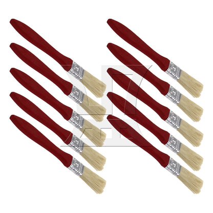 BQLZR Thick Mahogany Handle Paint Brushes for Painting Tools 1 Width Set