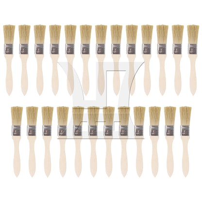 BQLZR Chip Paint Brush w/ Thickened Wood Handle for Home Decoration 1"