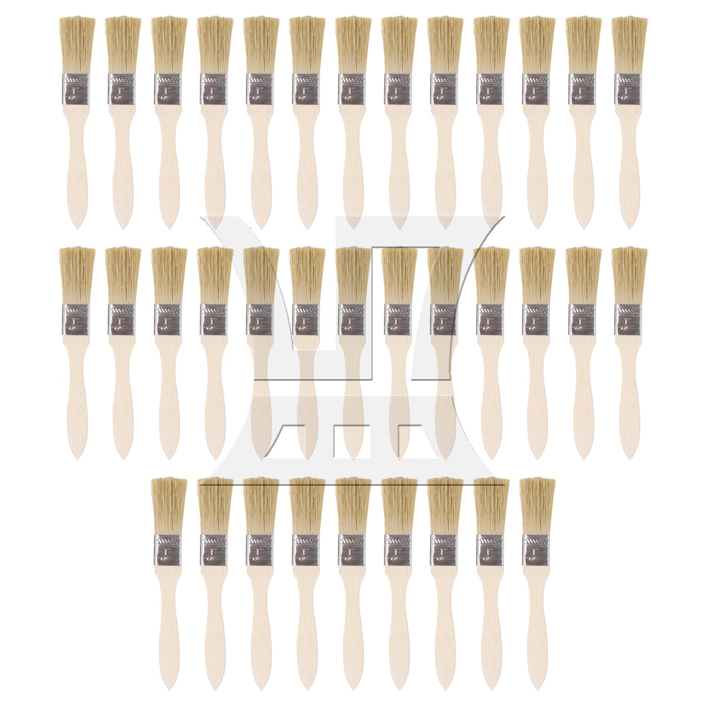 BQLZR Chip Paint Brush w/ Thickened Wood Handle for Home Decoration 1"