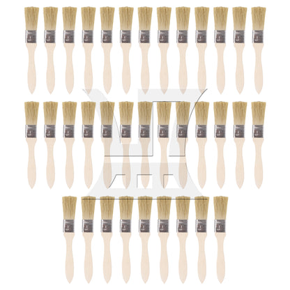 BQLZR Chip Paint Brush w/ Thickened Wood Handle for Home Decoration 1"