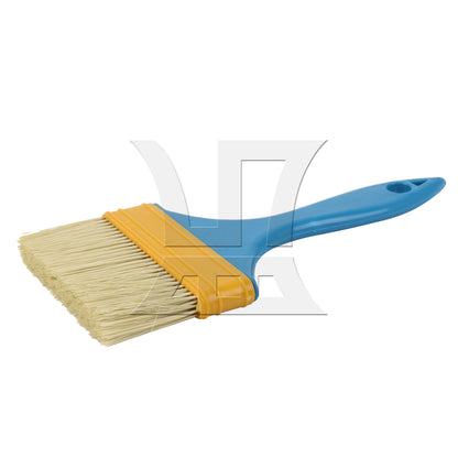 BQLZR Flat Paint Brush w/ Plastic Handle for Professional Painter 4 Inch