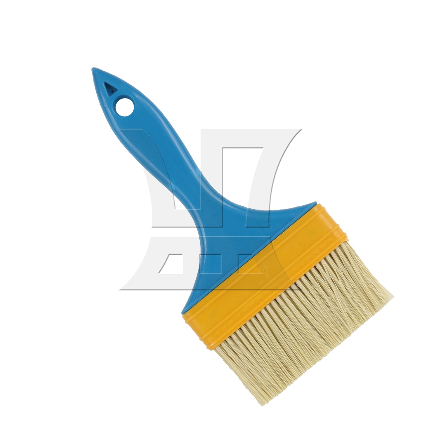 BQLZR Flat Paint Brush w/ Plastic Handle for Professional Painter 4 Inch