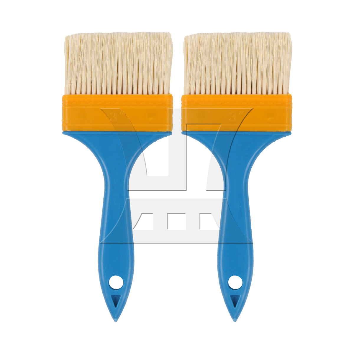 BQLZR Painting Brush for Cabinet Home Improvement w/ Blue Plastic Handle 3"