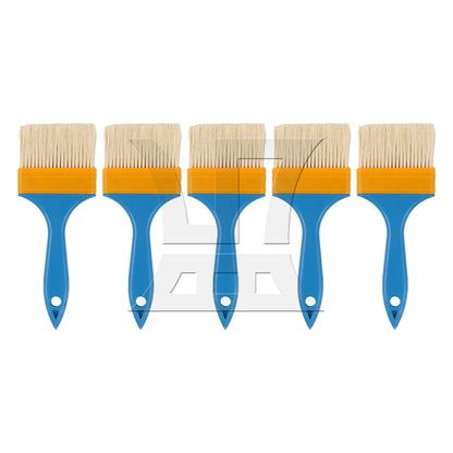 BQLZR Painting Brush for Cabinet Home Improvement w/ Blue Plastic Handle 3"