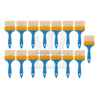 BQLZR Painting Brush for Cabinet Home Improvement w/ Blue Plastic Handle 3"