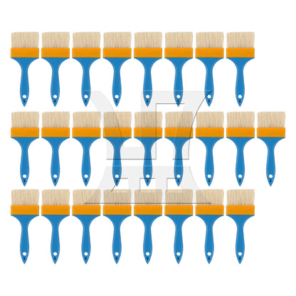 BQLZR Painting Brush for Cabinet Home Improvement w/ Blue Plastic Handle 3"