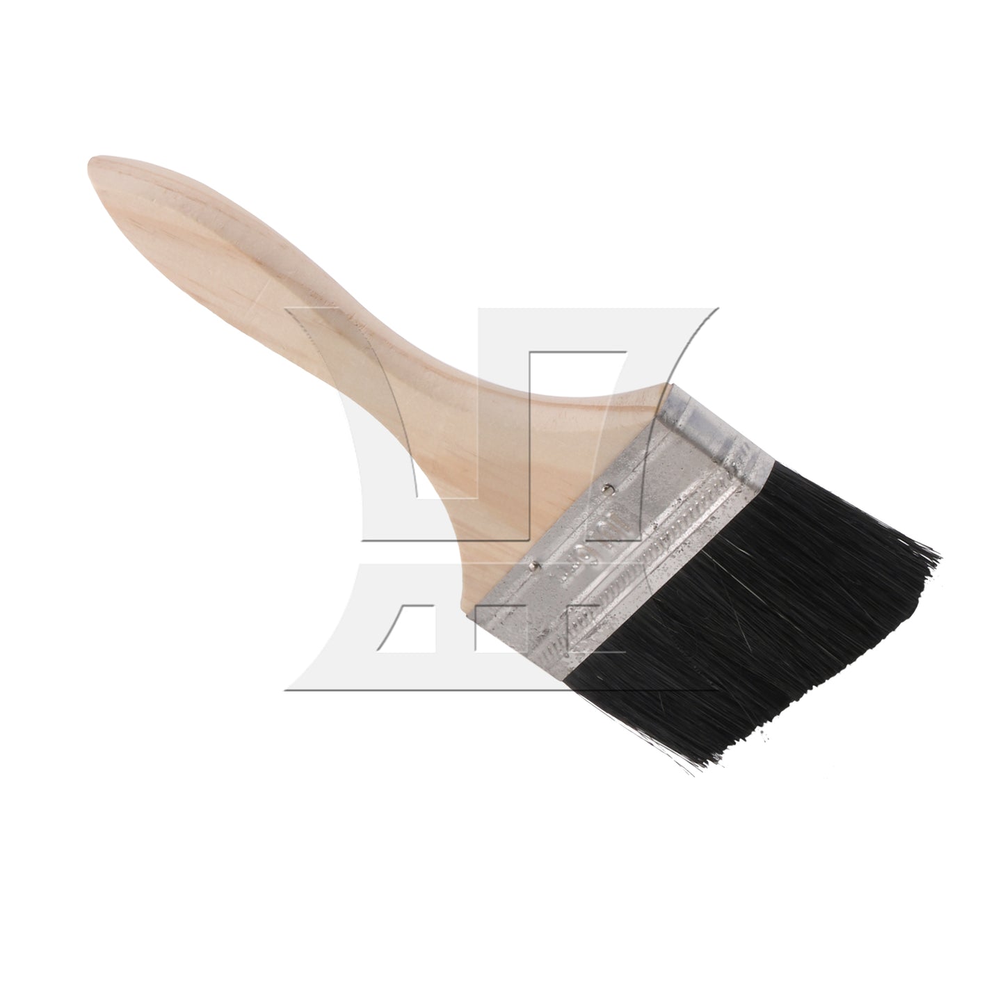 BQLZR Thick Wooden Handle Nylon Brushes for Art Painting 4 Inch Width Set