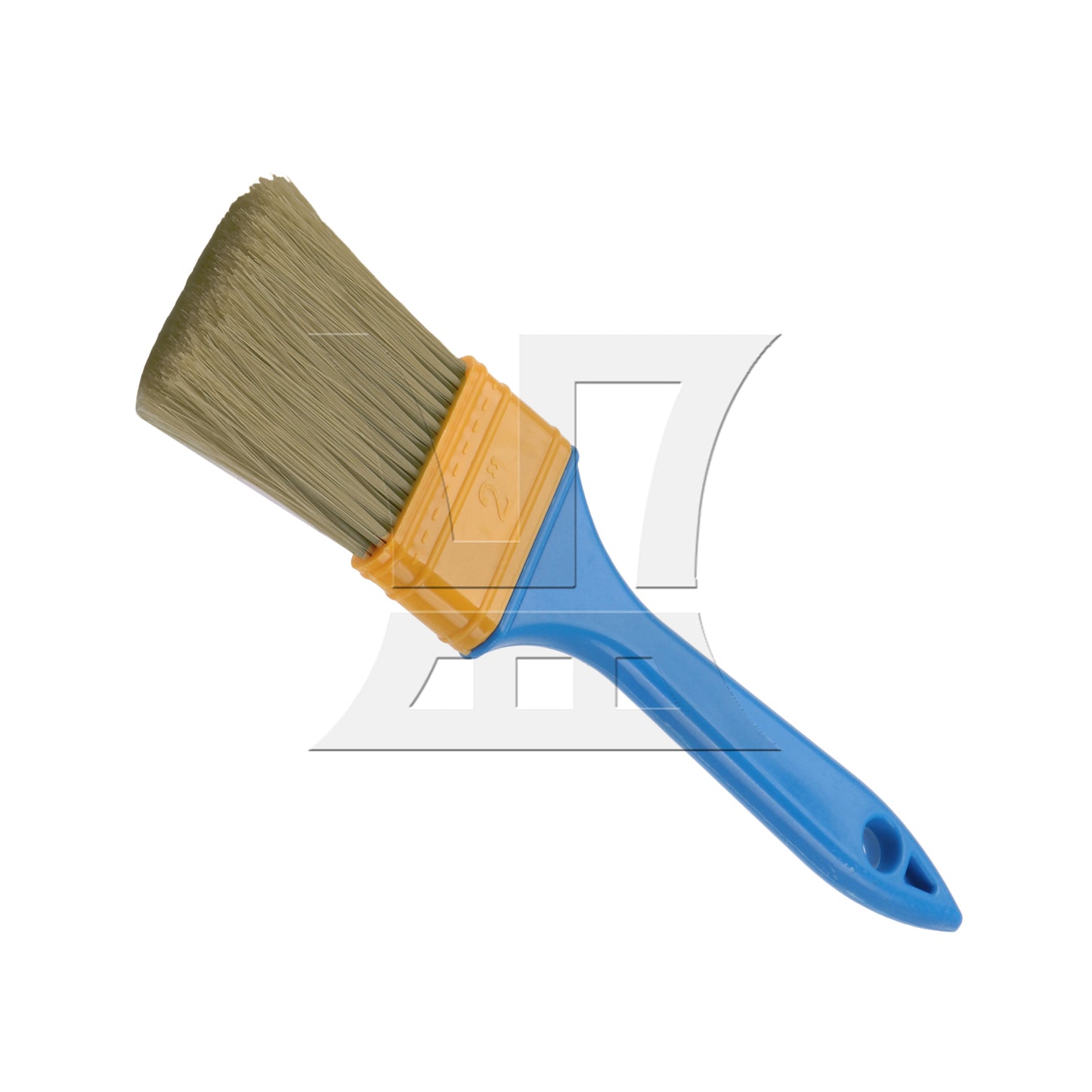 BQLZR Thick Plastic Handle Paint Brushes for Art Painting Tools 2" Width