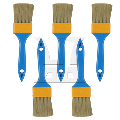 BQLZR Thick Plastic Handle Paint Brushes for Art Painting Tools 2" Width