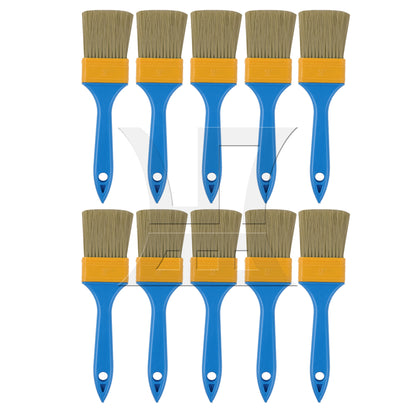 BQLZR Thick Plastic Handle Paint Brushes for Art Painting Tools 2" Width