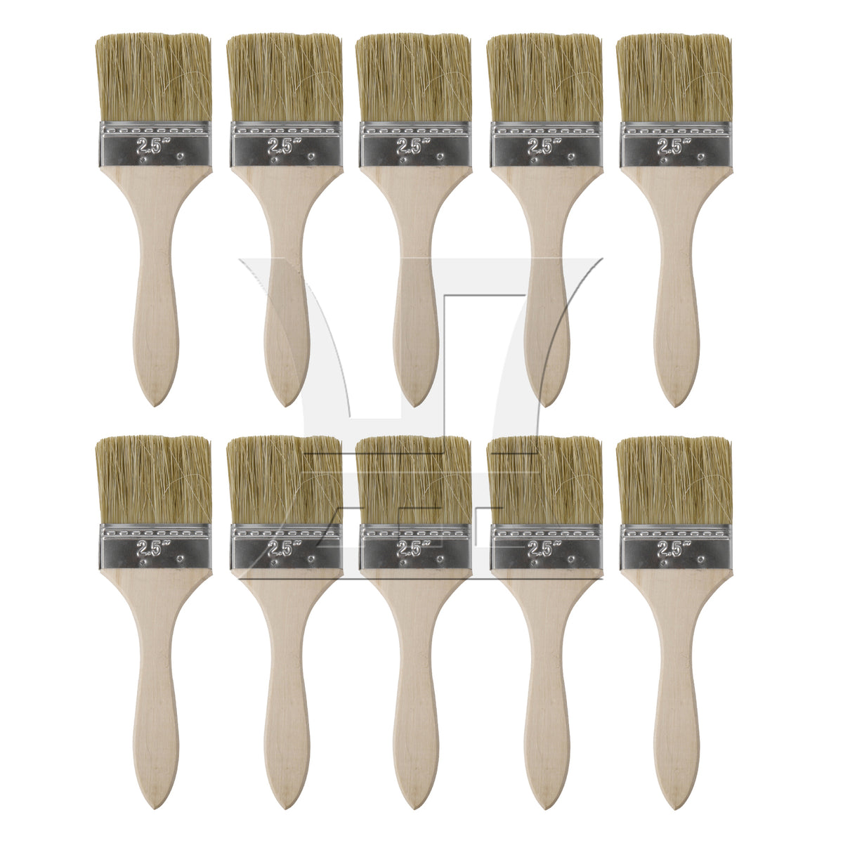 BQLZR Chip Paint Brush with Wooden Handle 2.5" Soft Craft Brushes for DIY