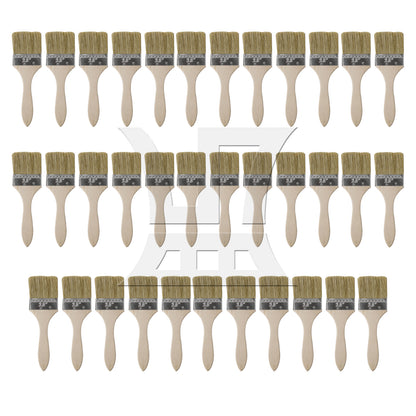 BQLZR Chip Paint Brush with Wooden Handle 2.5" Soft Craft Brushes for DIY