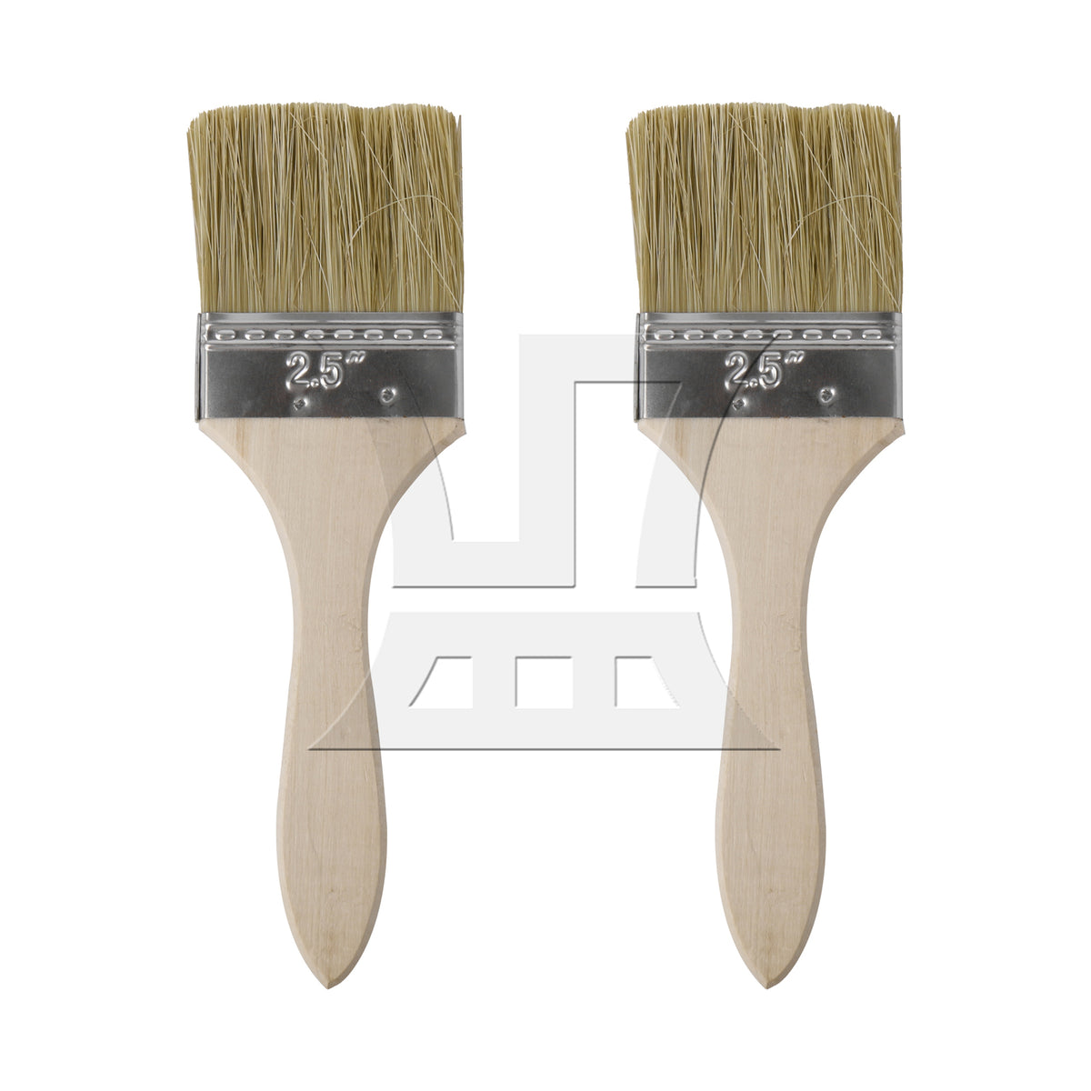 BQLZR Chip Paint Brush with Wooden Handle 2.5" Soft Craft Brushes for DIY