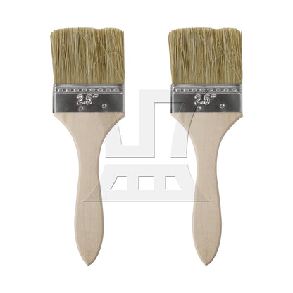 BQLZR Chip Paint Brush with Wooden Handle 2.5" Soft Craft Brushes for DIY