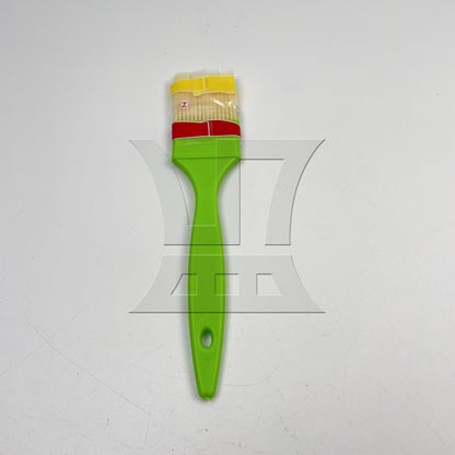 BQLZR  2" Flat Paint Brushes with Plastic Handle for Home Art Tools Green