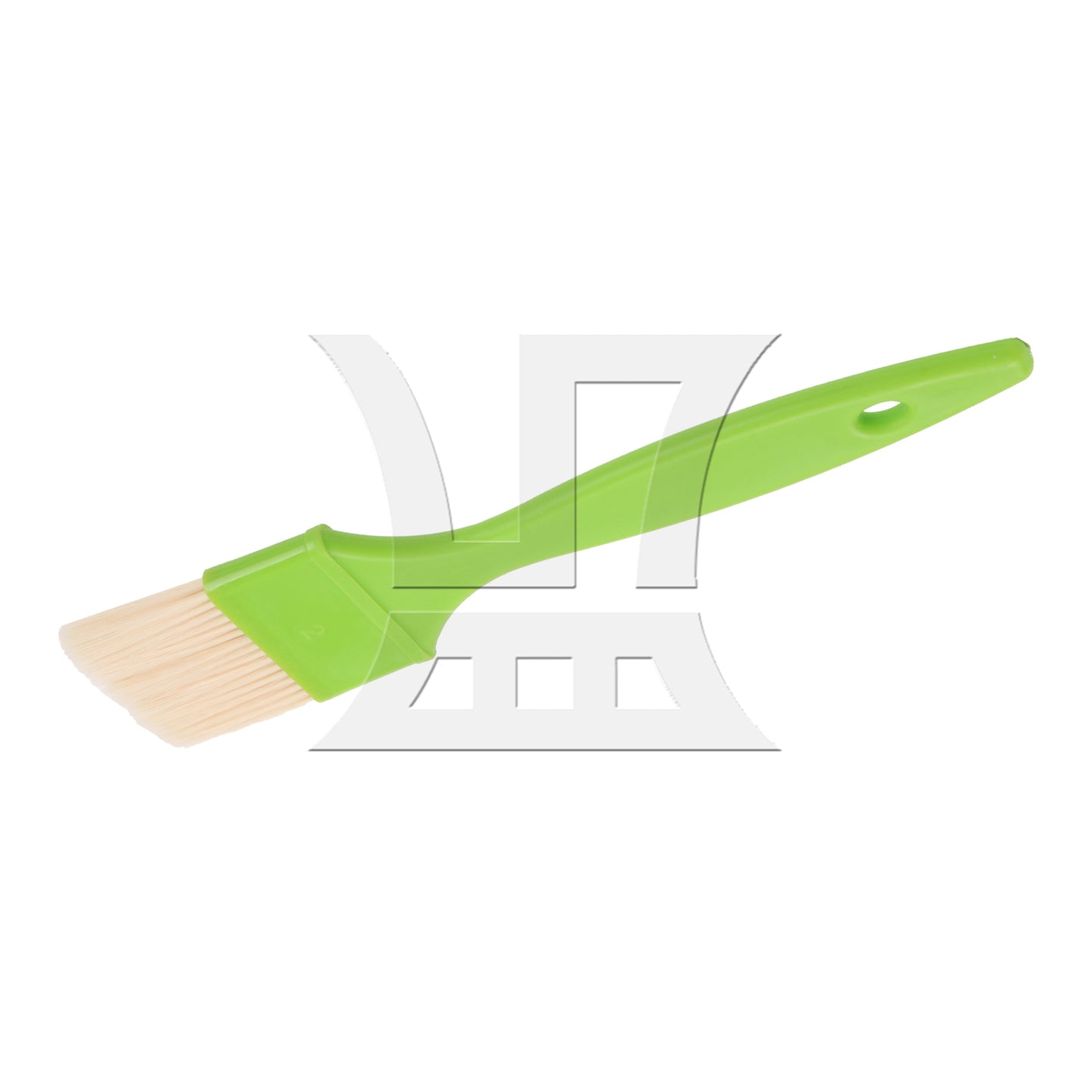 BQLZR  2" Flat Paint Brushes with Plastic Handle for Home Art Tools Green
