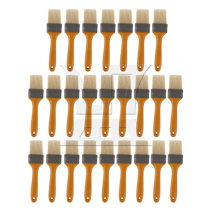 BQLZR Flat Paint Brush with Yellow Plastic Handle 2" & 9 Inch Roller Cover