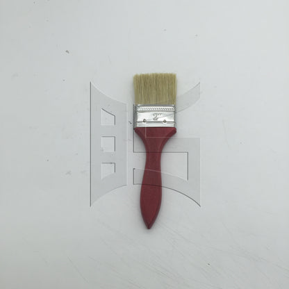 BQLZR 2 Pieces Mahogany Painting Brush for Cabinet 2" w/ Microfiber Cloth 8" x 8"