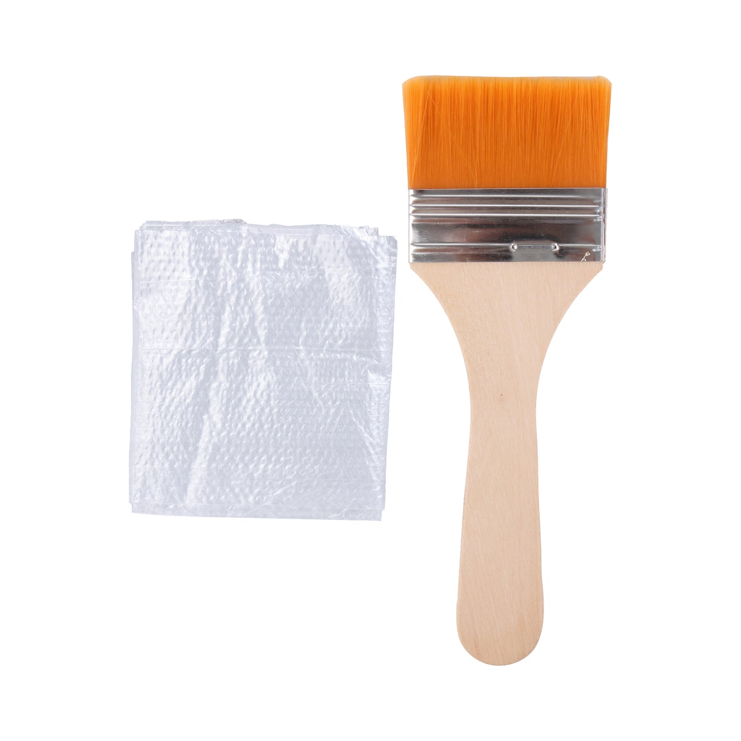 BQLZR 2 Pieces Professional Paint Brush for Acrylic 2.5" Yellow with 35" Apron Set