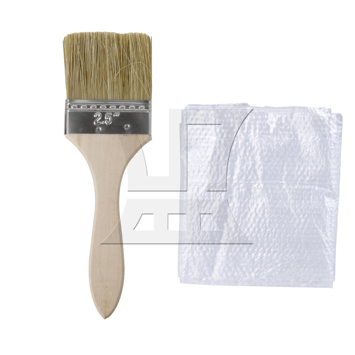 BQLZR Chip Paint Brush with Wooden Handle 2.5" Soft Craft Brushes for DIY